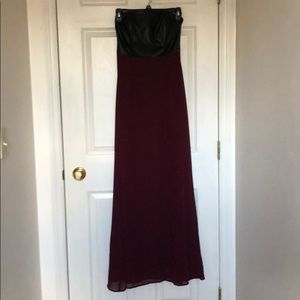 Maroon dress